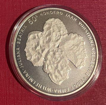 Nederland. Beatrix. 50 Gulden 1990 (Zonder minimumprijs), Postzegels en Munten, Munten | Nederland