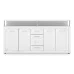 Dressoir  190 cm Breed wit Wit (Dressoirs, Woonkamer), Huis en Inrichting, Kasten | Dressoirs, Verzenden, 150 tot 200 cm, Nieuw