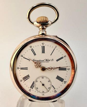 IWC - Schaffhausen Silver .800 Pocket Watch, 1894, Calibre, Nieuw