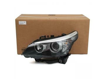 ORIGINELE BMW Koplamp HALOGEN links 63127177727 voor 5er E60, Ophalen of Verzenden, Nieuw
