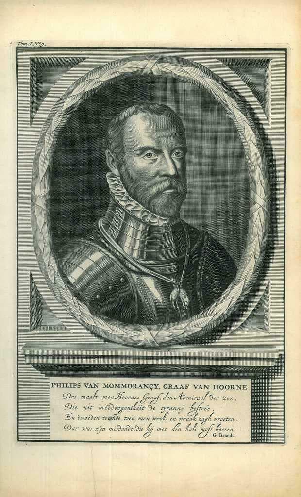 Portrait of Philip de Montmorency, Count of Horn, Antiek en Kunst, Kunst | Etsen en Gravures