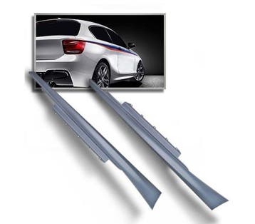 M Pakket Sideskirts Sport Look BMW 1 Serie F21 F21 LCI B2577, Nieuw, Links, BMW