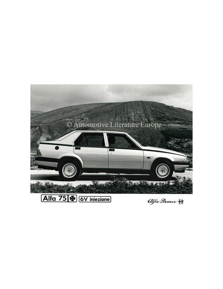 1987 ALFA ROMEO 75 QV V6 INIEZIONE PERSFOTO, Livres, Autos | Brochures & Magazines, Enlèvement ou Envoi