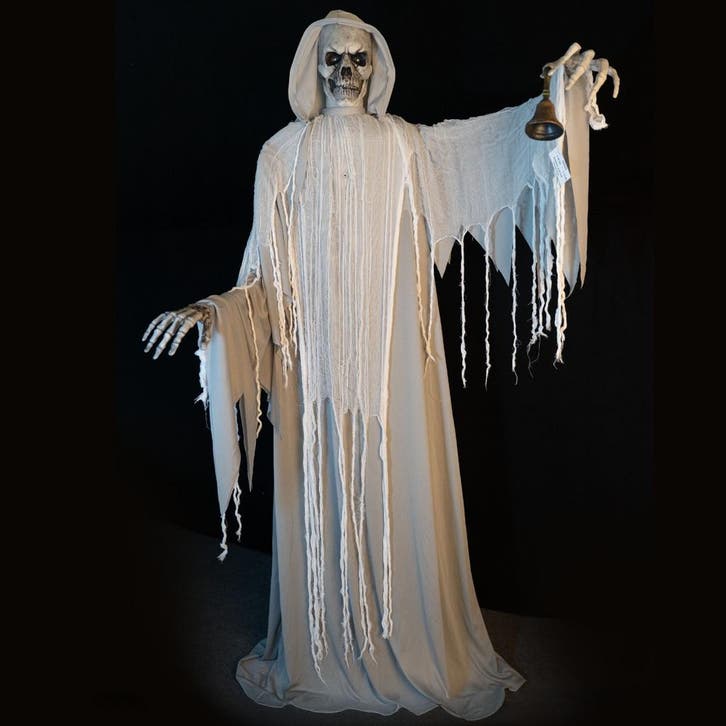 Halloween Decoratie Klokkenluider Skelet 182cm Animatronic, Muziek en Instrumenten, Licht en Laser