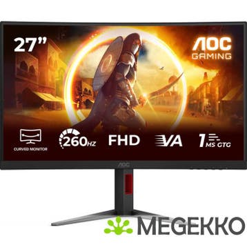 AOC Gaming G4 C27G4Z2 27  Full HD 260Hz VA Monitor, Verzenden
