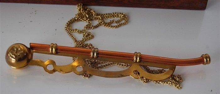 Scheepsuitrusting en armaturen - Messing, Antiquités & Art, Art | Objets design