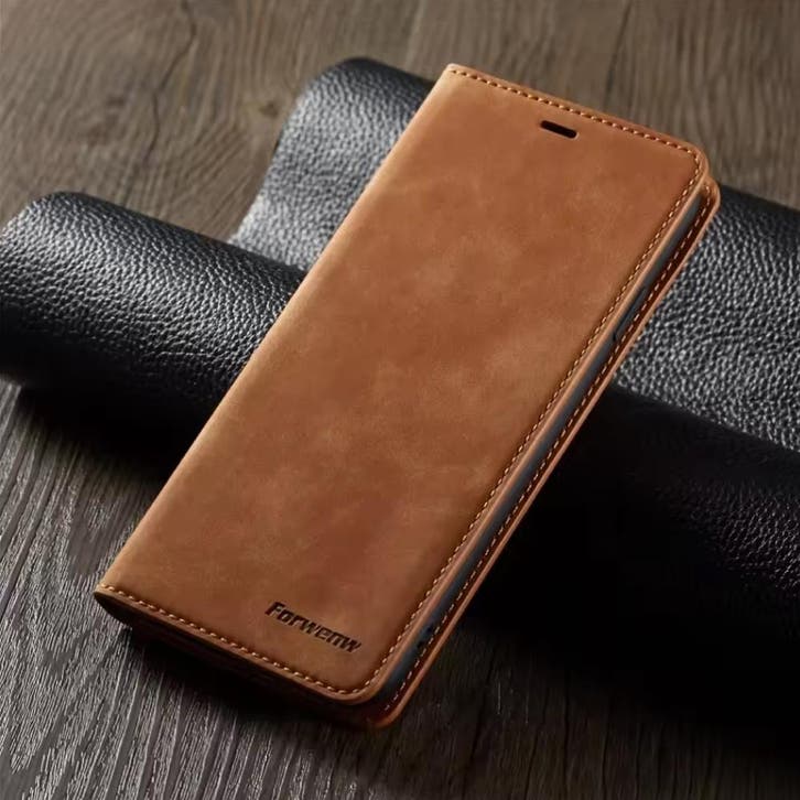 iPhone 16 Pro Wallet Flip Case - Portefeuille Cover PU Leer, Telecommunicatie, Mobiele telefoons | Hoesjes en Screenprotectors | Apple iPhone