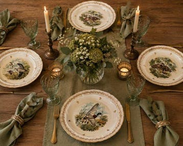 Bernardaud & C Limoges - Assiette à dîner (17) - Porcelaine