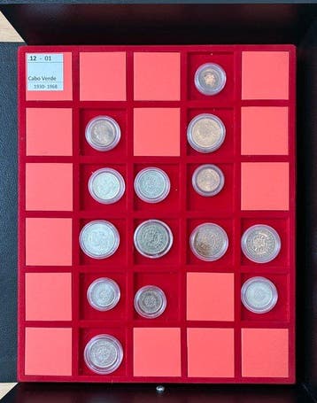 Kaapverdië, Portugees Kaapverdië. Collection of 18 coins