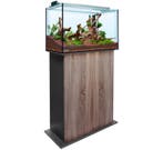 Aquatank 82x40x50cm aquarium + meubel walnut, Ophalen of Verzenden, Nieuw, Leeg aquarium