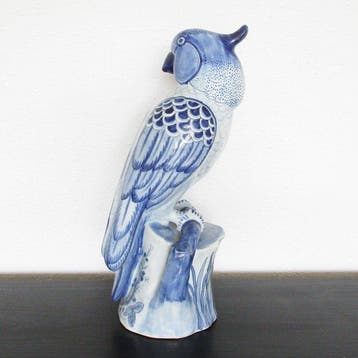 Boch Frères - 1920-1930 - Beeld, Grote parkiet - 29 cm -