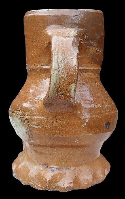 Post-middeleeuws Steengoed Klein kruikje / Raeren omstreeks, Antiek en Kunst, Antiek | Overige Antiek