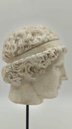 sculptuur, Testa di Atena - 34 cm - marmerstof
