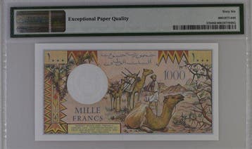 Djibouti. - 1000 Francs - ND (1988) - Pick 37b (Sans prix de