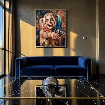 Naro - Canvas [L] - Harley Quinn - Il Sorriso della Follia