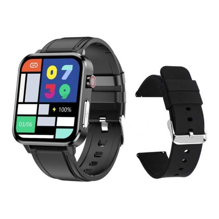 E86 ECG Smartwatch met Extra Bandje - Fitness Sport Activity, Handtassen en Accessoires, Smartwatches, Nieuw, Verzenden