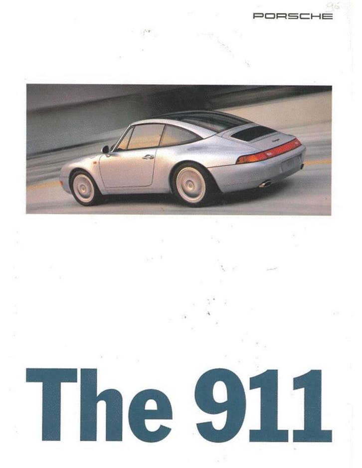 1995 PORSCHE 911 CARRERA TARGA & TURBO BROCHURE ENGELS, Boeken, Auto's | Folders en Tijdschriften