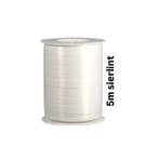 5m sierlint wit - krullint - cadeau versiering - leuk inp..., Diversen, Cadeauverpakkingen, Ophalen of Verzenden, Nieuw