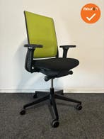 Gispen Zinn - 4D Armleggers - Zwart gestoffeerde zitting met, Werkplek, Ophalen of Verzenden, Gebruikt, Stoel