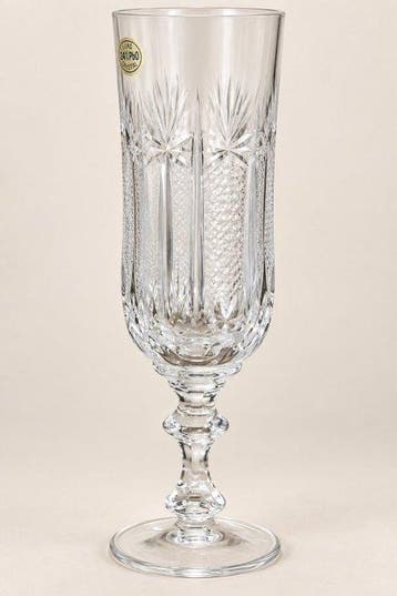 Service de boisson pour 6 (6) - Cristal - Flûtes en cristal