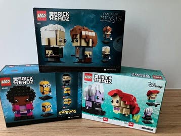 Lego Set - 41623, 40421, 41631 - BrickHeadz - Ariel &, Kinderen en Baby's, Speelgoed | Duplo en Lego, Nieuw