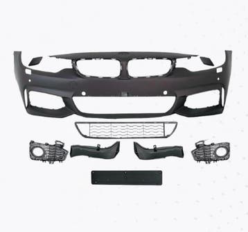 BMW F32 13-20 M-Tech voorbumper compleet – PDC + sproeiers, Nieuw, Voor, BMW, Bumper