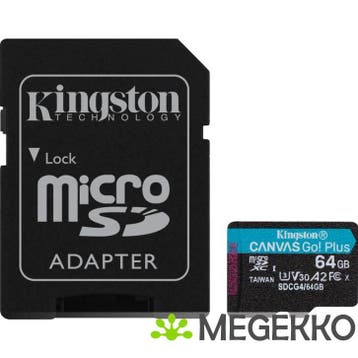 Kingston Canvas Go! Plus 64GB, Computers en Software, RAM geheugen, Verzenden, Nieuw