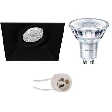 Pragmi Nivas Pro 4W LED Spot Set - Kantelbare, Dimbare Vierk, Verzenden