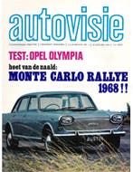1968 AUTOVISIE MAGAZINE 04 NEDERLANDS, Ophalen of Verzenden, Nieuw