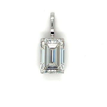 Zonder minimumprijs - Hanger - 14 karaat Witgoud - 3.08ct.