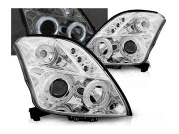 Koplamp Angel Eyes Chrome geschikt voor Suzuki Swift, Verzenden, Nieuw, Suzuki