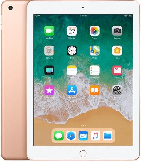 Magazijn opruiming Apple iPad 6 128GB (model 2018) goud 9.7, Computers en Software, Apple iPads, Nieuw, Ophalen of Verzenden