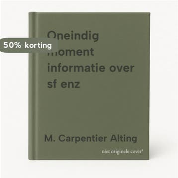 Oneindig moment informatie over sf enz 9789029021395, Boeken, Verzenden, Gelezen, M. Carpentier Alting