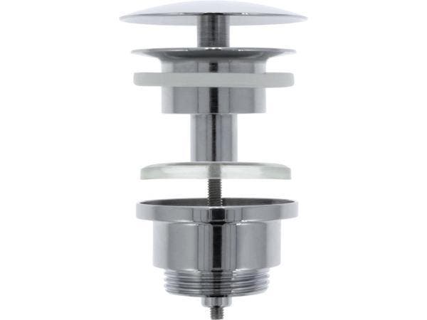 Veiling - Afvoerplug design - Niet afsluitbaar - Chroom, Maison & Meubles, Salle de bain | Linge de bain & Accessoires