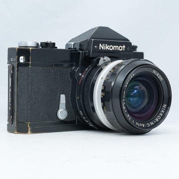 Nikon Nikomat FTN Black + Nikkor-N·C Auto 24mm F2.8 Analoge, Audio, Tv en Foto, Nieuw