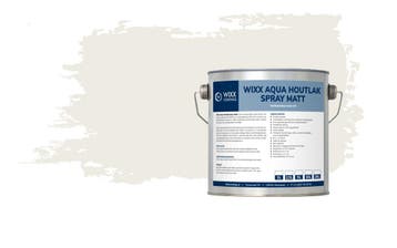 Wixx Aqua Houtlak Spray Matt RAL 9010 | Zuiver Wit 1L, Doe-het-zelf en Bouw, Verzenden, Nieuw