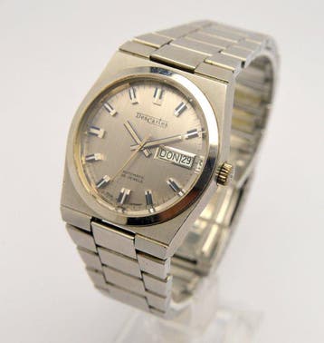 Des Cartes - Automatic 25 Jewels 36mm Day/Date - Zonder