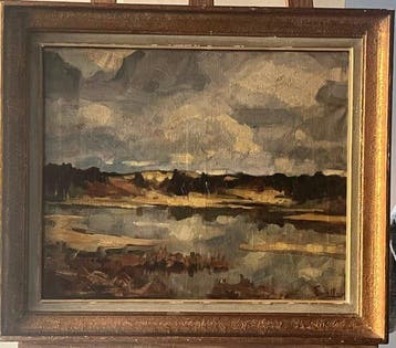 Georges Bouillon (1891-1943) - Paysage lacustre