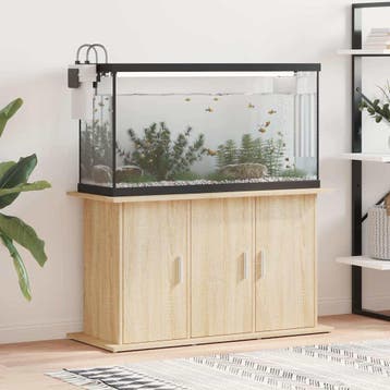 vidaXL Aquariumstandaard 101x41x58 cm bewerkt hout sonoma, Verzenden, Nieuw