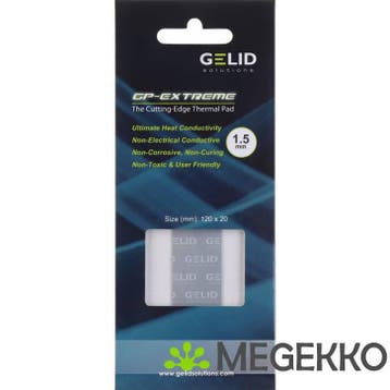 Gelid Solutions GP-Extreme - 120x20x1.5mm, Computers en Software, Verzenden, Nieuw