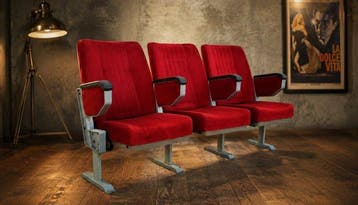 Lino Sonego - Fauteuil - Rood fluweel, gelakt metaal - Fila