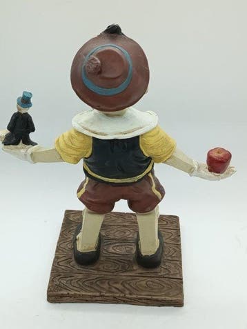 Beeldje - Vintage Pinocchio Figurine with Jiminy Cricket -, Collections, Disney