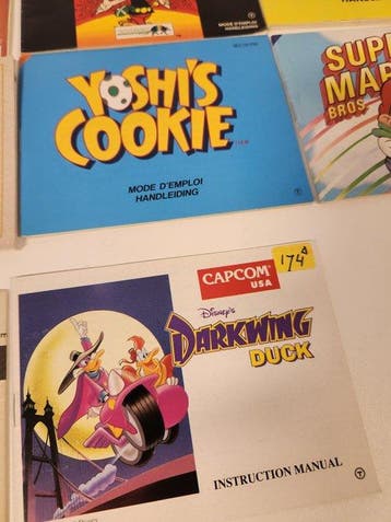 Nintendo - Nes - NES Booklets Lot (Darkwing Duck, Star Wars, Nieuw