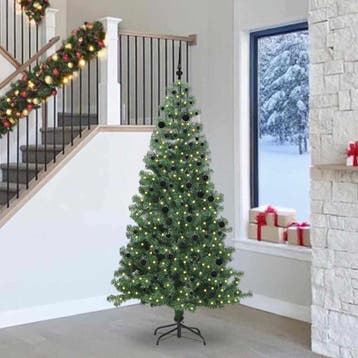 vidaXL Kerstboom Groen 240 cm PVC, Diversen, Verzenden, Nieuw