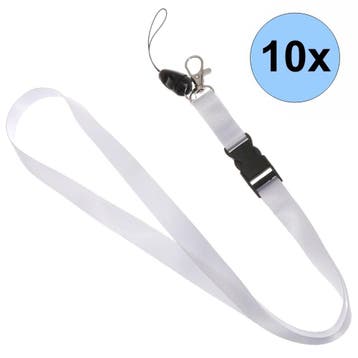 Fako Bijoux - Keycord - Lanyard - Sleutelkoord - Badgehouder, Verzamelen, Verzenden, Nieuw