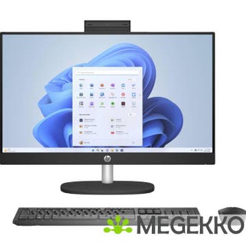 HP 24-cr0050nd AMD Ryzen-5 7520U 24  All in One Pc, Verzenden