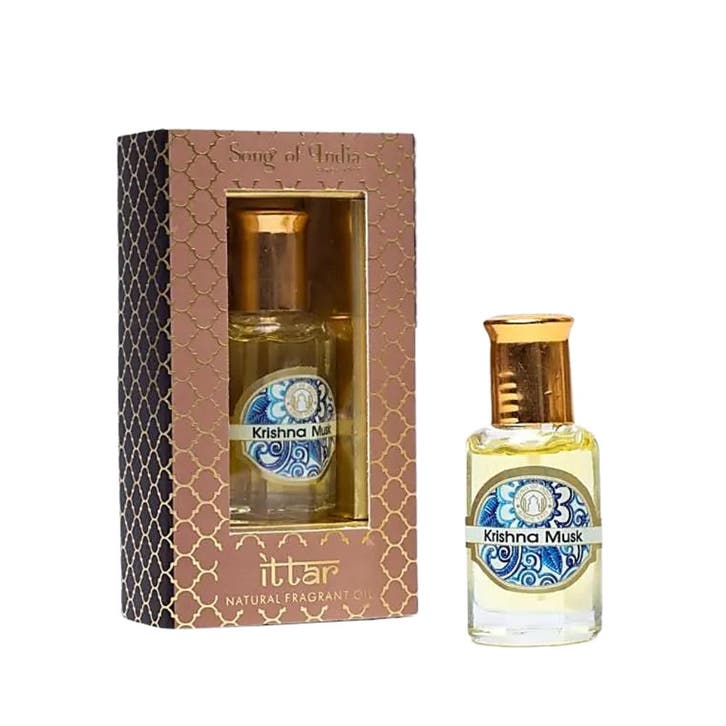 Geurolie Parfum Krishna Musk - 10 ml - Song of India, Sport en Fitness, Gezondheidsproducten en Wellness, Ophalen of Verzenden