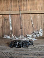 Modelschip - CHINESE WAR JUNK BOAT - Chinees exportzilver