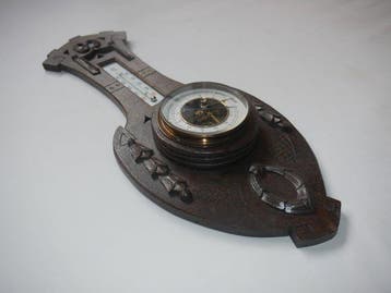 Weerstation - Hout, Antiek en Kunst, Curiosa en Brocante