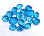 Joli petit lot - Apatite bleu néon Cabochon- 0.83 g - (17), Verzamelen